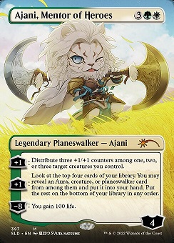 🔥 Ajani, Mentor of Heroes Secret Lair Drop - Li'l Walkers Art